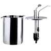 Dyspenser z pompką ze stali nierdzewnej, 6 l, srebrny | CONTACTO 3050/006