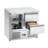 Stół chłodniczy 1-drzwi i 2 szuflady z agregatem dolnym | BARTSCHER 110257