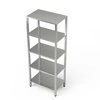 Regał nierdzewny 5-półkowy 120x60x200 cm | FORGAST
