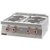 Kuchnia gastronomiczna elektryczna 4-płytowa | KROMET 700.KE-4