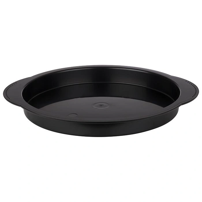 Taca okrągła z wkładem chłodzącym i pokrywą, czarna 35x15 cm | APS 9094