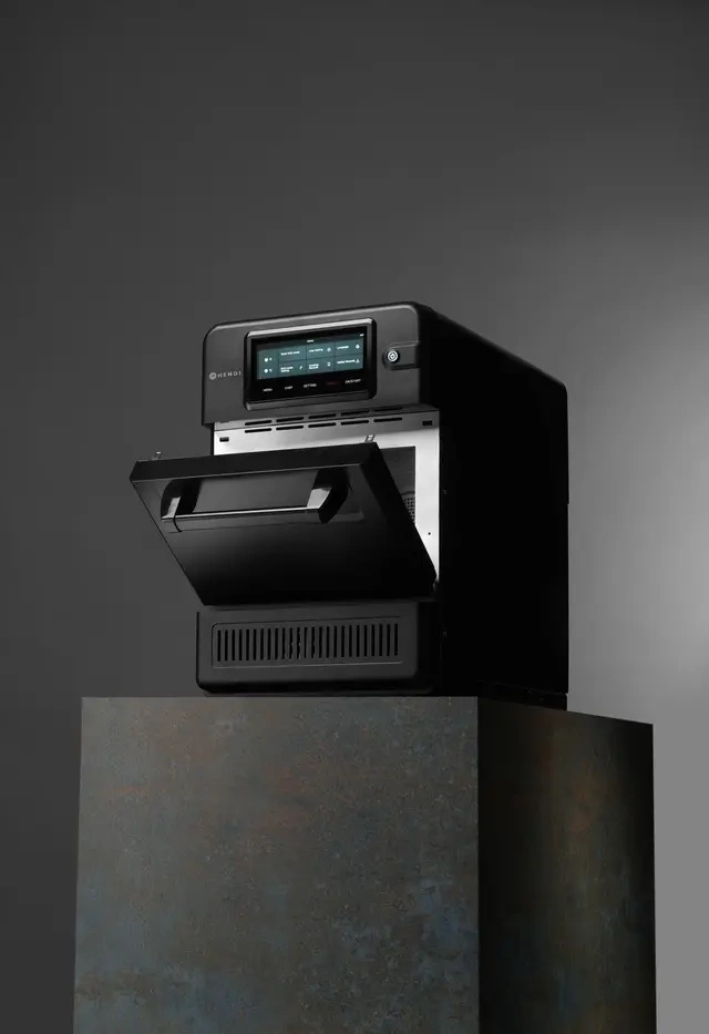 Piec konwekcyjno-mikrofalowy CombiTurbo , 18 L, czarny, 230V/3000 W | HENDI 281277