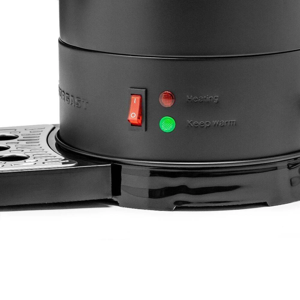 Warnik do wody 8 l z tacką ociekową, czarny, dwuściankowy | FORGAST FG05560