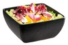 Miska SLATE z melaminy, czarna, 25x25x12 cm, 3.8 l | APS 84245