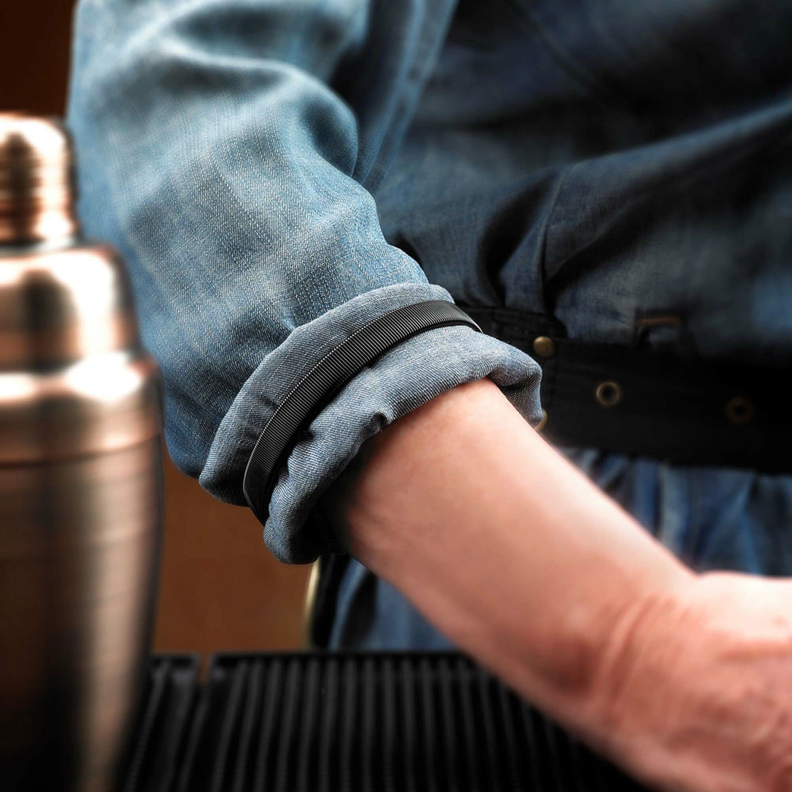 Shaker barmański 3-częściowy w stylu japońskim Diamond Lettice, stal nierdzewna, 700 ml | BARFLY M37205