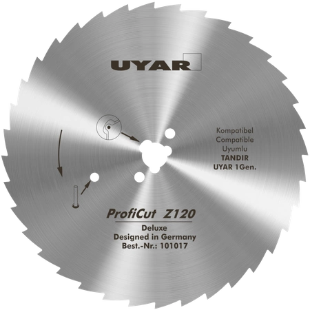 Ostrze ząbkowane ProfiCut Z120 Deluxe - śr. 120 mm | UYAR 101017S