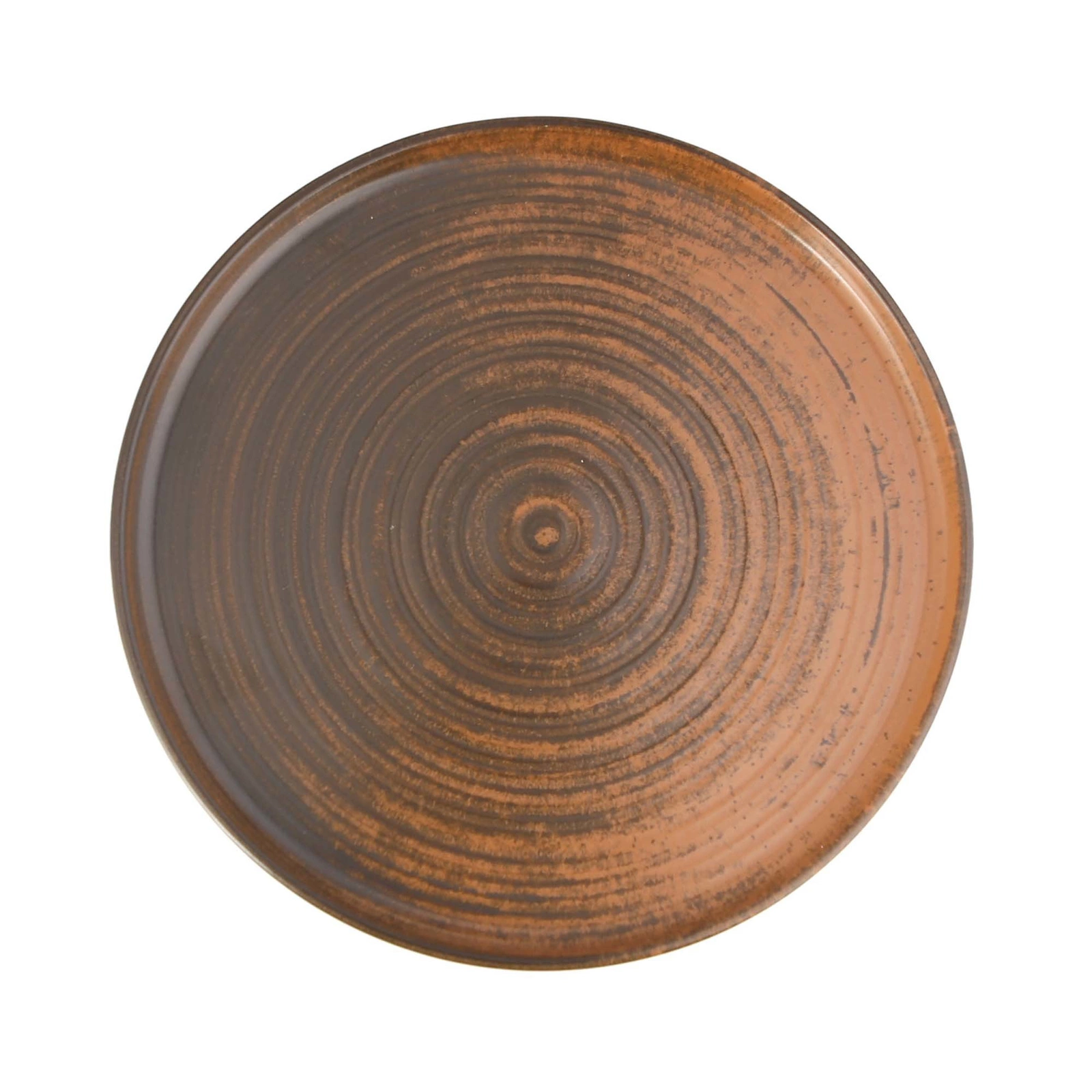 Talerz porcelanowy Lykke Brown śr. 30 cm | PORLAND 04ALM005791