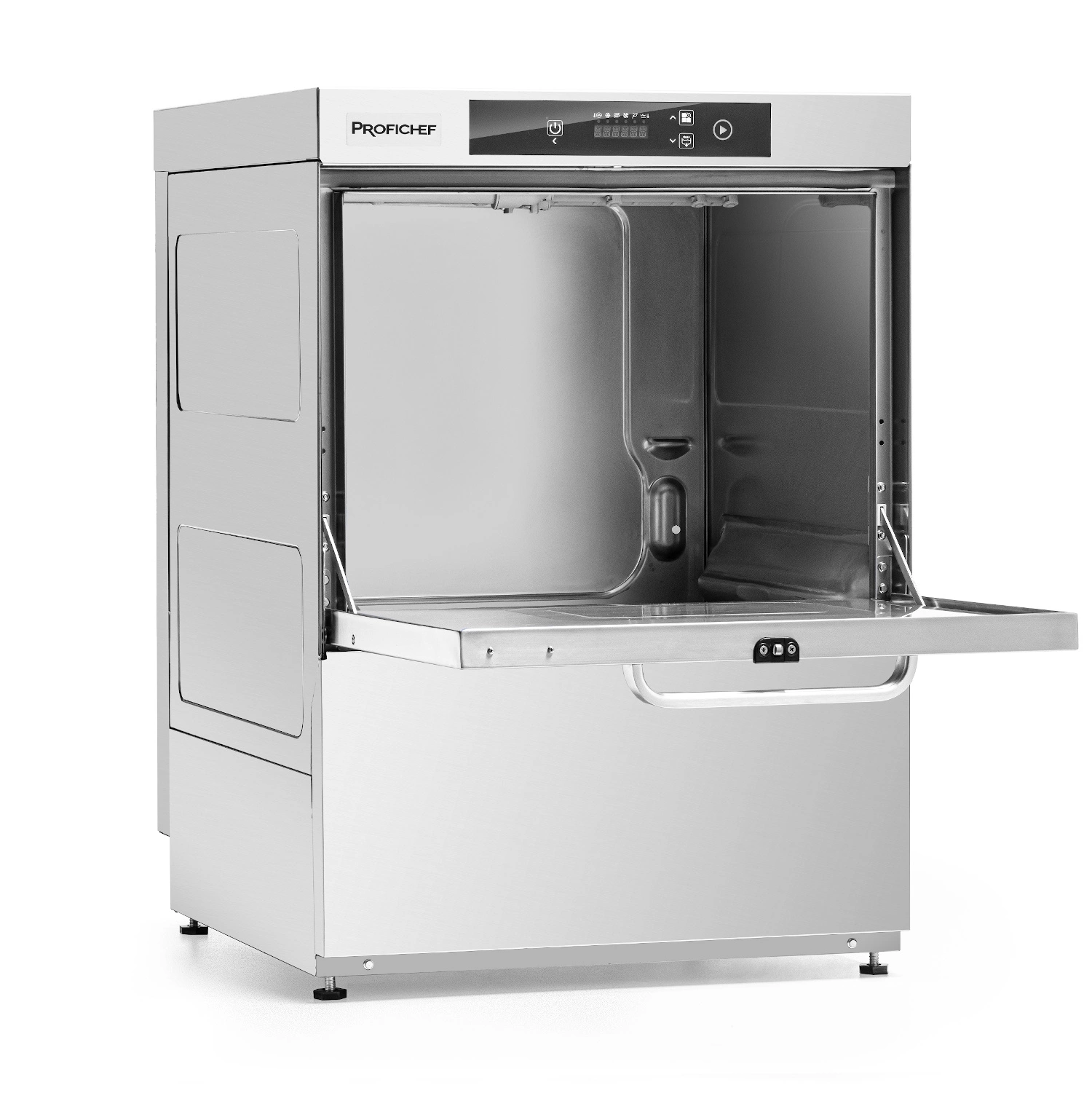 Zmywarka gastronomiczna uniwersalna do naczyń SMART, sterowanie elektroniczne, dozownik płynu myjącego, 3,25 kW, 230 V | PROFICHEF PCZ-04050