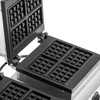 Gofrownica elektryczna 4x3 podwójna, 8 gofrów, 3.5 kW, 230 V | FORGAST FG09726