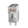 Kuchnia gastronomiczna gazowa 2-palnikowa | KROMET 700.KG-2