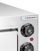 Piec do pizzy 2-komorowy, 2x40 cm, 3 kW, 230 V | FORGAST FG09553