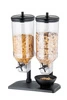 Dozownik płatków śniadaniowych, podwójny Duo FRESH & EASY, 2x4.5 l | APS 11841