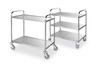 Wózek kelnerski nierdzewny 2-półkowy składany | HENDI 810002