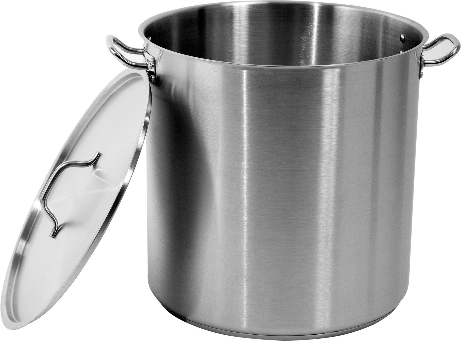 Garnek ze stali nierdzewnej wysoki - poj. 71,6l z pokrywką | YATO YG-00009