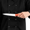 Nóż kuchenny HACCP czerwony dł. 18 cm | FORGAST FG01841