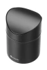 Śmietniczka stołowa z uchylną pokrywą, 1,2L, czarny śr. 12 x H 16.5 cm | HENDI 440773