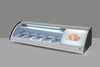 Witryna chłodnicza do sushi, 63 l, LED, 3-7°C, 130.7x45x33 cm | HENDI 233757