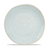Talerz porcelanowy płytki Duck Egg Blue śr. 26,4 cm | FINE DINE SDESOG101