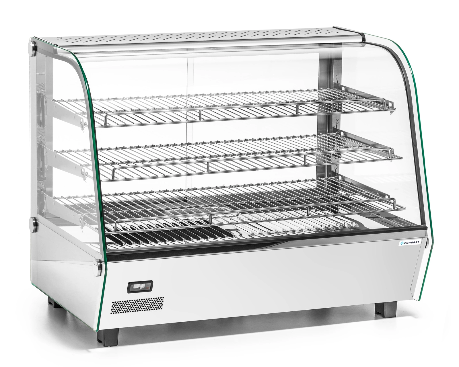 Witryna ekspozycyjna grzewcza przeszklona 160 l, 1.5 kW | FORGAST FG09656