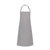 Fartuch kucharski Basic 75 x 90 cm z kieszenią i klamerką bazaltowy szary | KARLOWSKY BLS 5-90-Stck