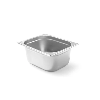 Pojemnik GN 1/2 gł. 15 cm ze stali nierdzewnej KITCHEN LINE | HENDI 806340