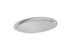 Taca KAFFEEHAUS owalna, polerowana, matowa, ze stali nierdzewnej, 29x22x0.5 cm | APS 30113