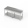 Stół roboczy nierdzewny z półką 250x60x85 cm | FORGAST