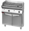 Grill lawowy 2x7kW 80 cm szafka zamknięta | KROMET 700.OGL-800.S.D