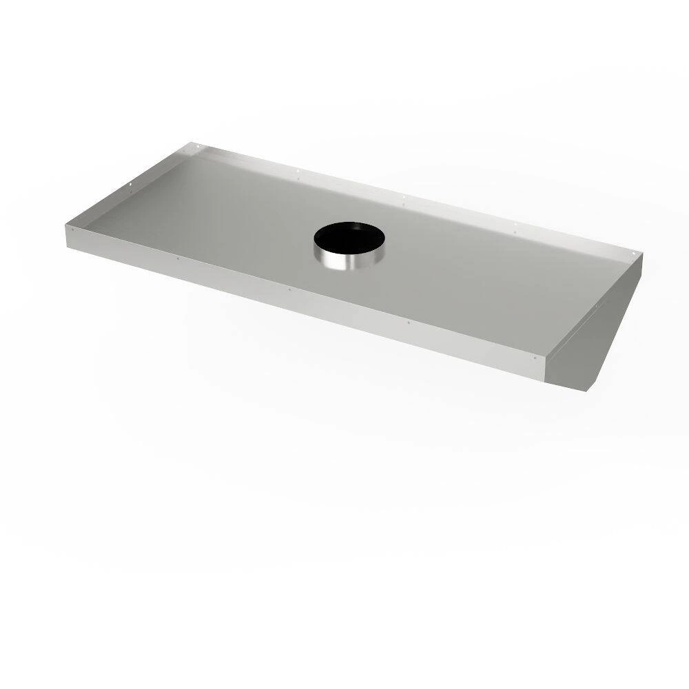 Okap nierdzewny centralny 500x180 cm | FORGAST