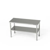 Nadstawka na stół 2 półki ze stali nierdzewnej 4 nogi 90x30x60 cm | FORGAST