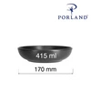 Miska płytka COAL, 17 cm | PORLAND 04ALM003019