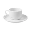 Filiżanka sztaplowana ze spodkiem porcelanowa BIANCO - 230 ml | FINE DINE 799352