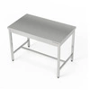Stół roboczy centralny nierdzewny 130x70x85 cm | FORGAST