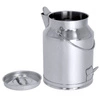 Bańka ze stali nierdzewnej 10 l z pokrywką i lejkiem | CONTACTO 3033/010