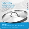 Pokrywka ze stali nierdzewnej do garnków Forgast, 16 cm | FORGAST FG02160