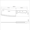 Tasak DYNAMIC, 18 cm | TRAMONTINA 22328-107
