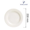 Talerz płytki porcelanowy śr. 23 cm Dove | FINE DINE 04ALM000079