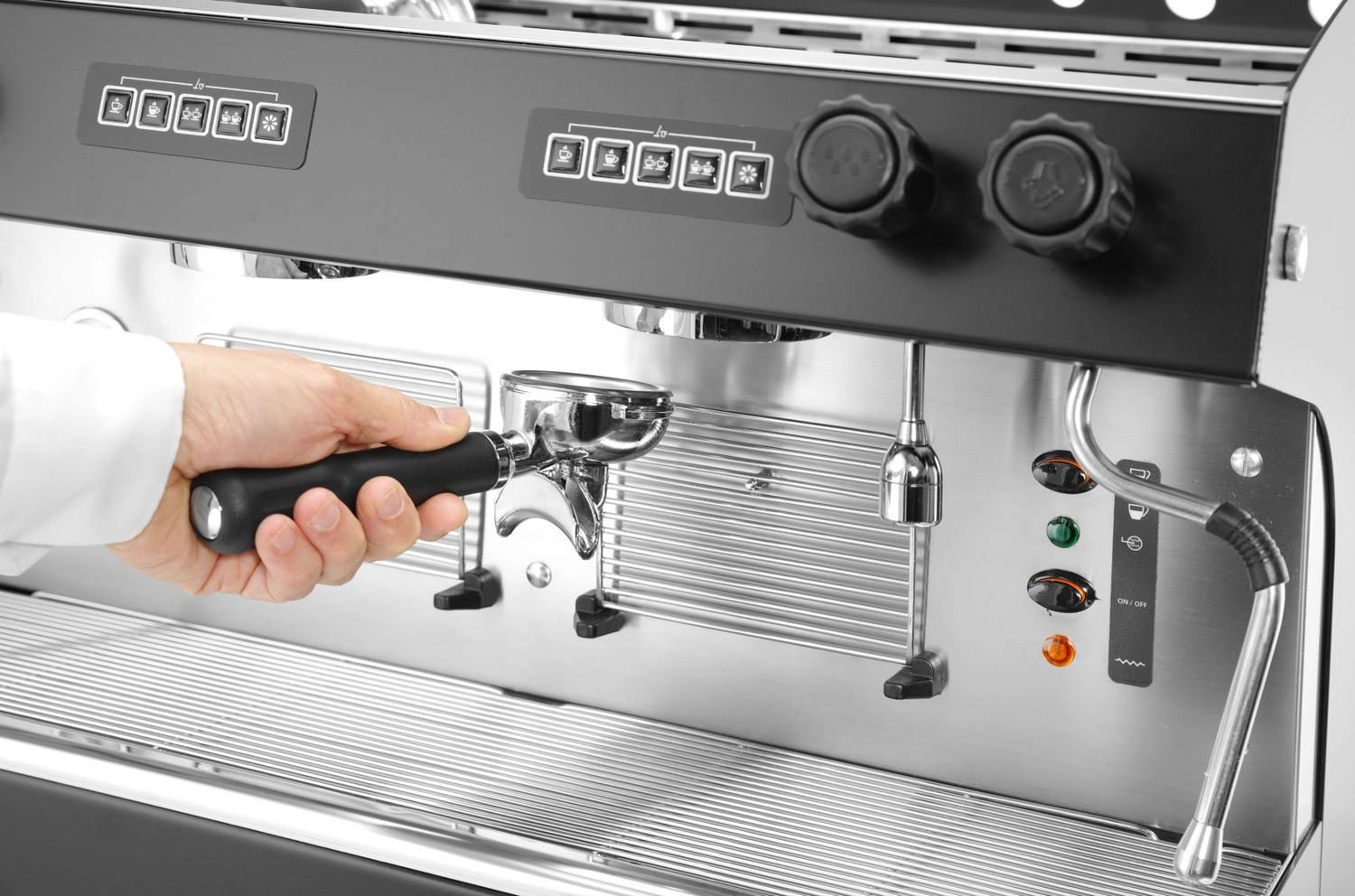 Ekspres do kawy 2-grupowy automatyczny JULIA, czarny, 3.7 kW, 11 l | VERONA 207581