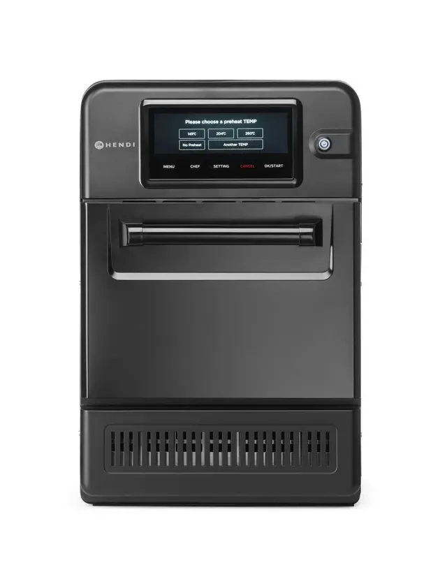 Piec konwekcyjno-mikrofalowy CombiTurbo , 18 L, czarny, 230V/3000 W | HENDI 281277
