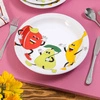 Talerz płytki porcelanowy Kids Modermo śr. 24 cm | MODERMO MP054
