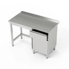 Stół roboczy nierdzewny z szafką i szufladą 140x60x85 cm | FORGAST