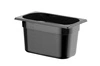 Pojemnik GN 1/4 gł. 15 cm z czarnego poliwęglanu | HENDI 862612