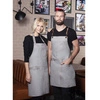 Fartuch Urban Casual-Style bazaltowy szary | KARLOWSKY LS 29-50-Stck