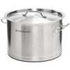 Garnek ze stali nierdzewnej średni z pokrywką, 12 l, średnica 30 cm | FORGAST FG02012/E6