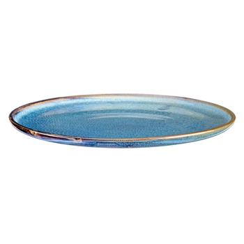 Talerz płytki porcelanowy DEEP BLUE śr. 28,5 cm | VERLO V-82008-4