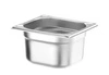Pojemnik GN 1/6 gł. 10 cm ze stali nierdzewnej KITCHEN LINE | HENDI 806630
