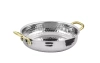 Patelnia do serwowania z dwoma uchwytami, stal młotkowana - śr. 19.5 cm, poj. 1 l | AMBITION 287680