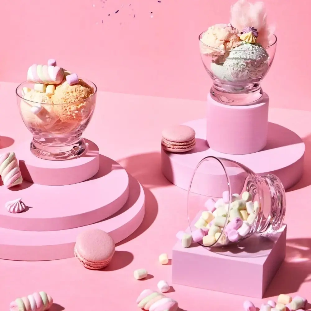 Pucharek do lodów i deserów, Pure, komplet - 6 sztuk | AMBITION F695944009601000