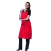 Fartuch kucharski Basic 75 x 100 cm czerwony | KARLOWSKY BLS 3-8-Stck