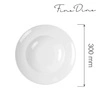Talerz do makaronu porcelanowy BIANCO - 30 cm | FINE DINE 799413
